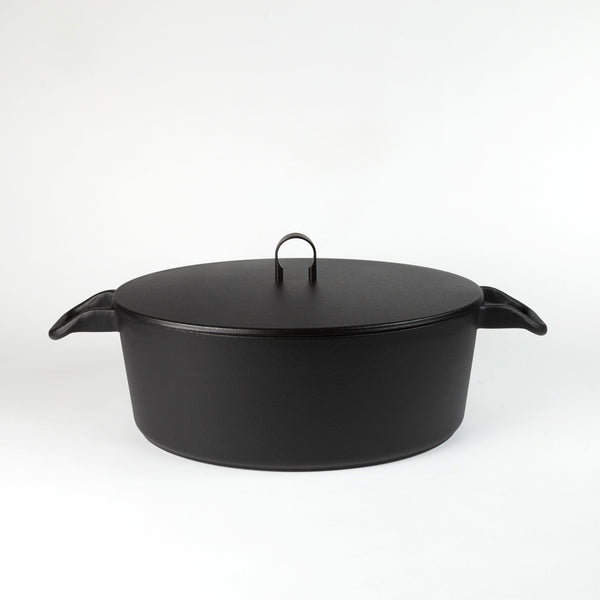 Oval Enameled Cast Iron Cocotte