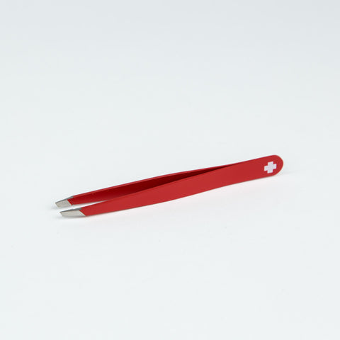 Rubis Stainless Steel Tweezers - Red Enameled