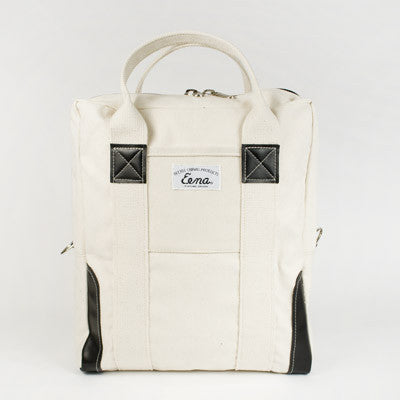 Eena Zipper Tote - Natural
