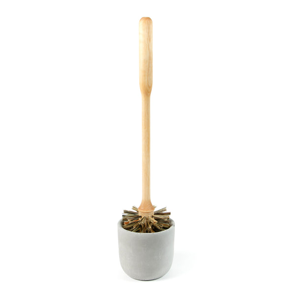 Toilet Brush with Concrete Stand