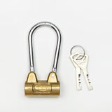 abloy brass padlock long shackle