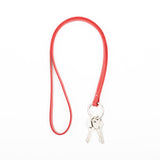 alice park leather key loop red