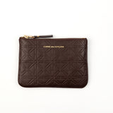 Comme des Garcons Wallets: Classic Embossed "A"