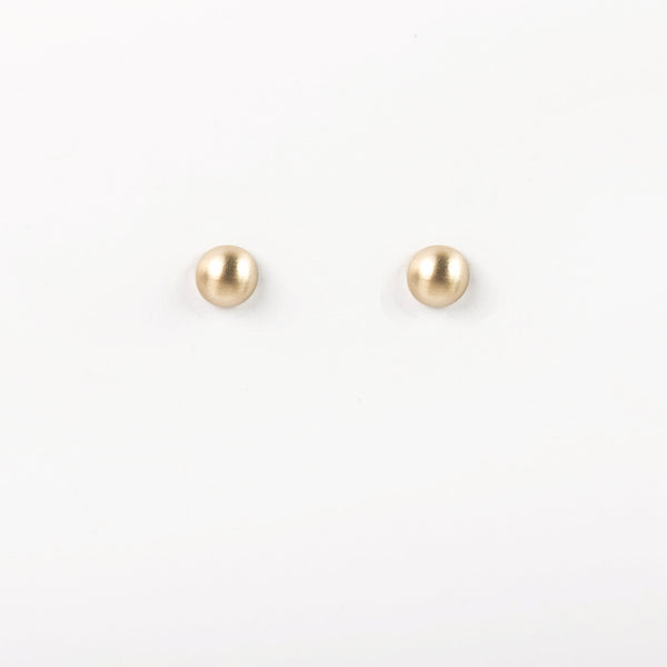 Carla Caruso - Bubble Stud Earrings - Yellow Gold, Medium