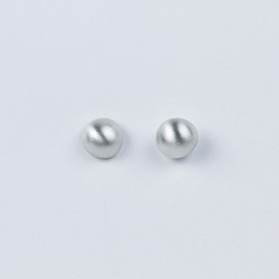 Carla Caruso - Bubble Stud Earrings - Sterling Silver, Large