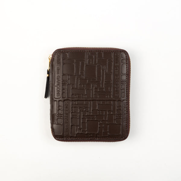 Comme Des Garcons Wallets: Logotype Brown