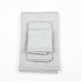 Yoshii Chambray Bath Towels - 2-Tone Grey