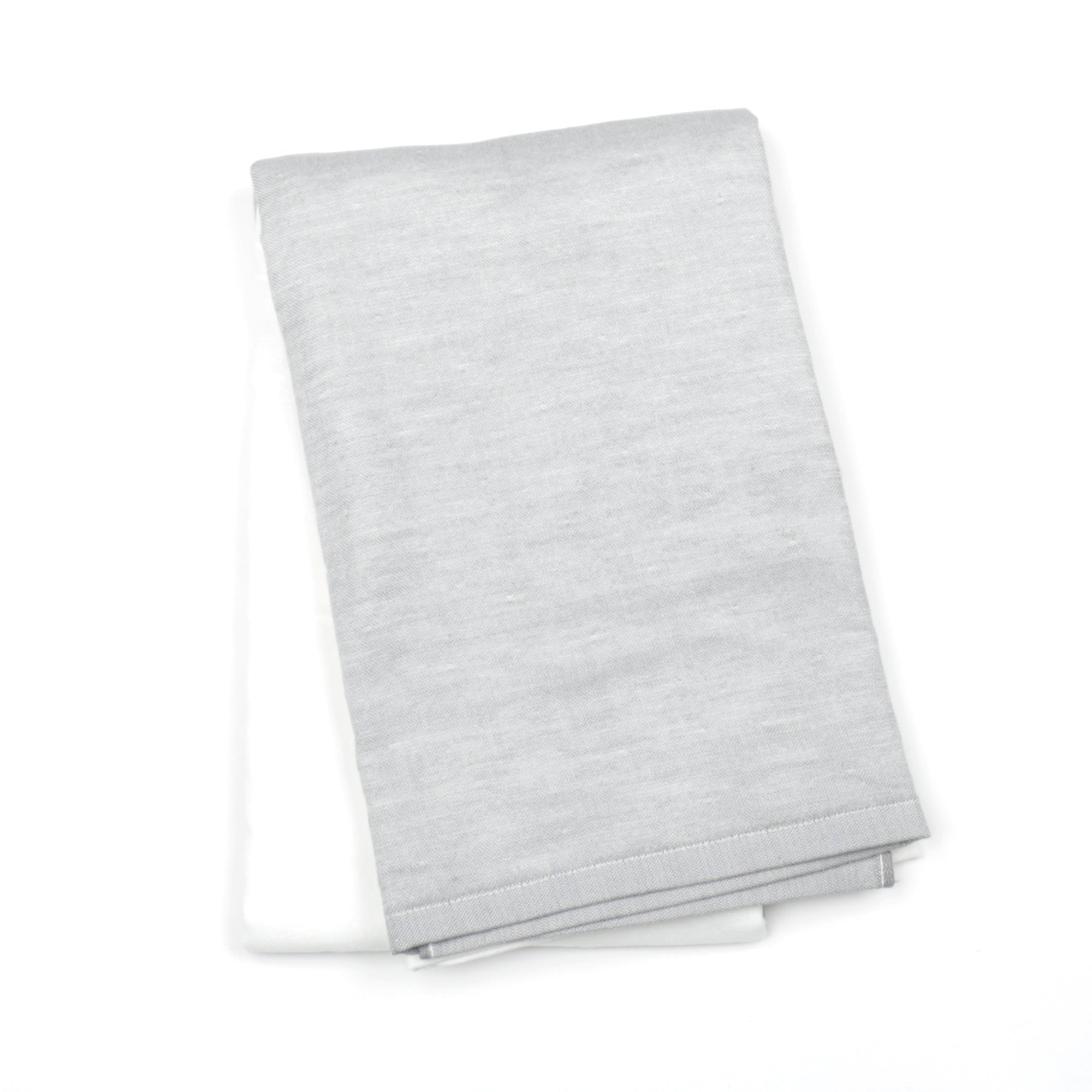 Yoshii Chambray Bath Towels - Two Tone Grey - Bath Towel