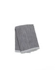 Yoshii Chambray Bath Towels - Two Tone Grey - Wash Towel