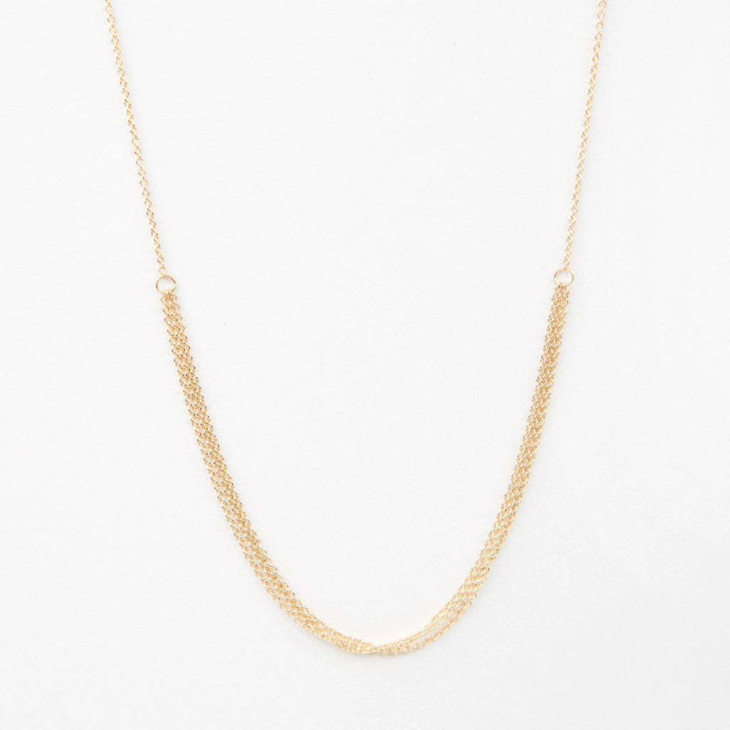 Carla Caruso - Horizontal Tassel Chain Necklace