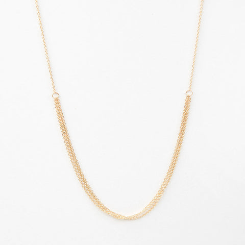 Carla Caruso - Horizontal Tassel Chain Necklace