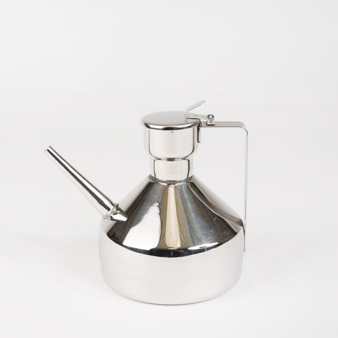 stainless steel cooking oil can with pouring spout