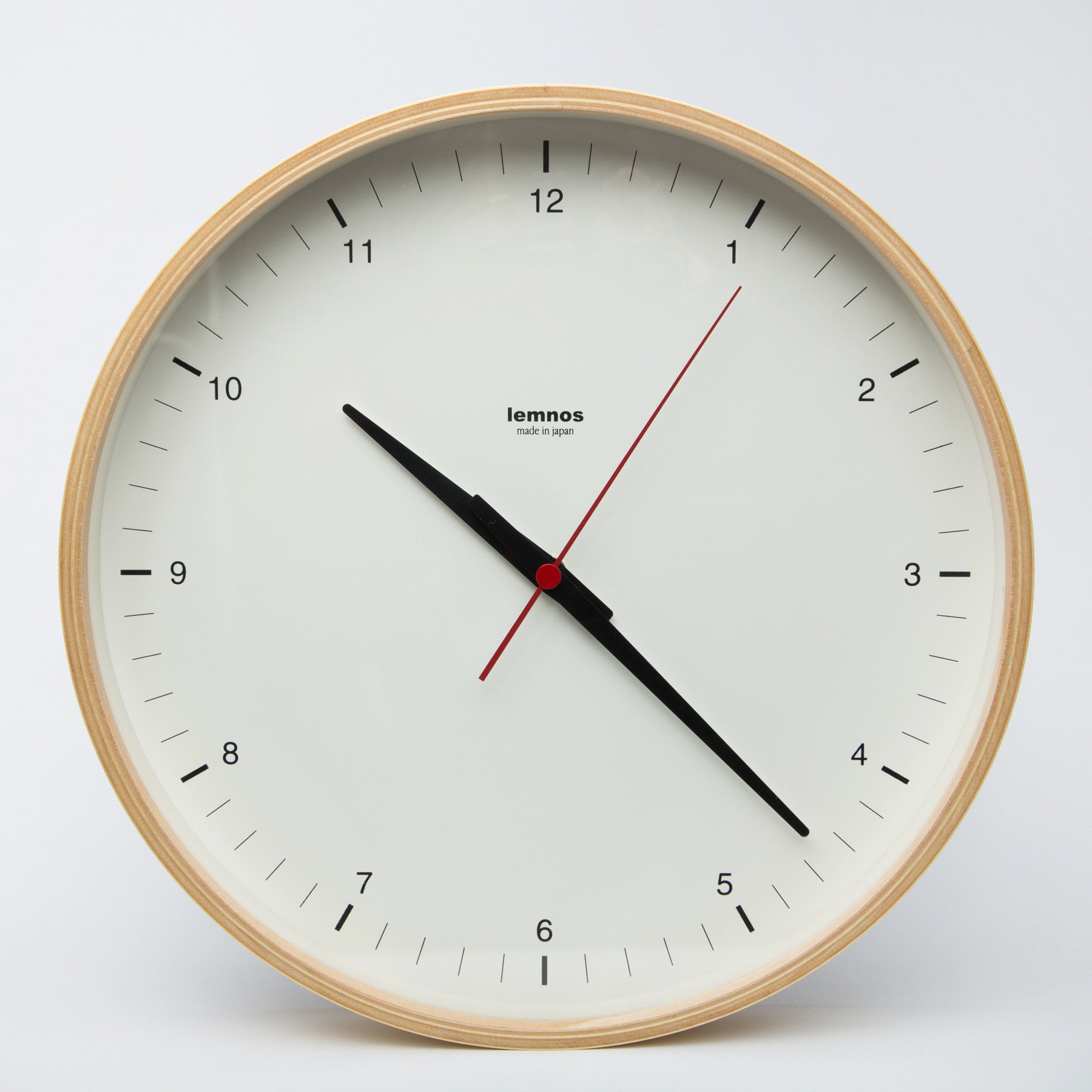 Plywood Wall Clock - Large White – Canoe