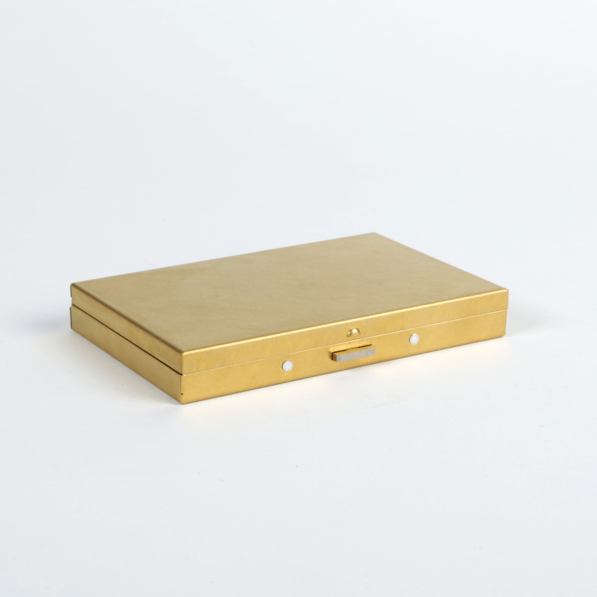Japanese Brass Card Case - Box Style