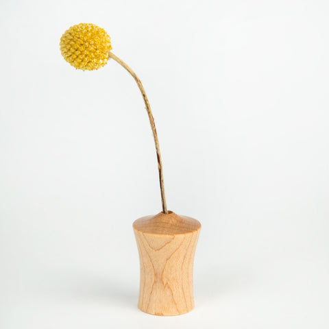 Tiny Wooden Flower Vases