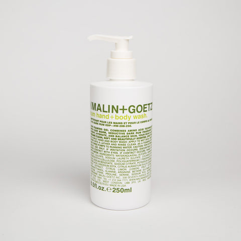 Malin + Goetz - Rum Hand & Body Wash - 8.5 oz.