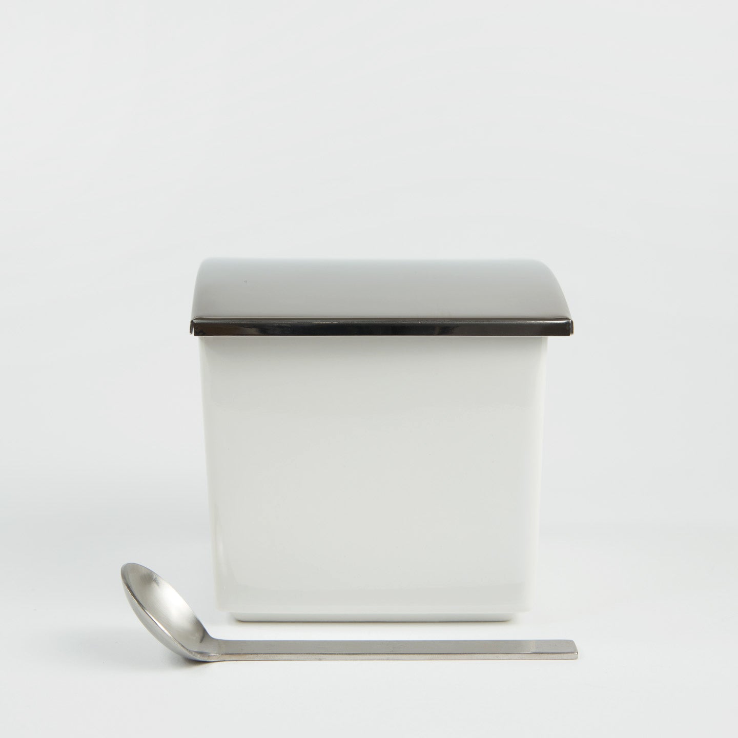 Stoneware Serving Containers - Square with Spoon