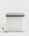 Stoneware Serving Containers - Square with Spoon