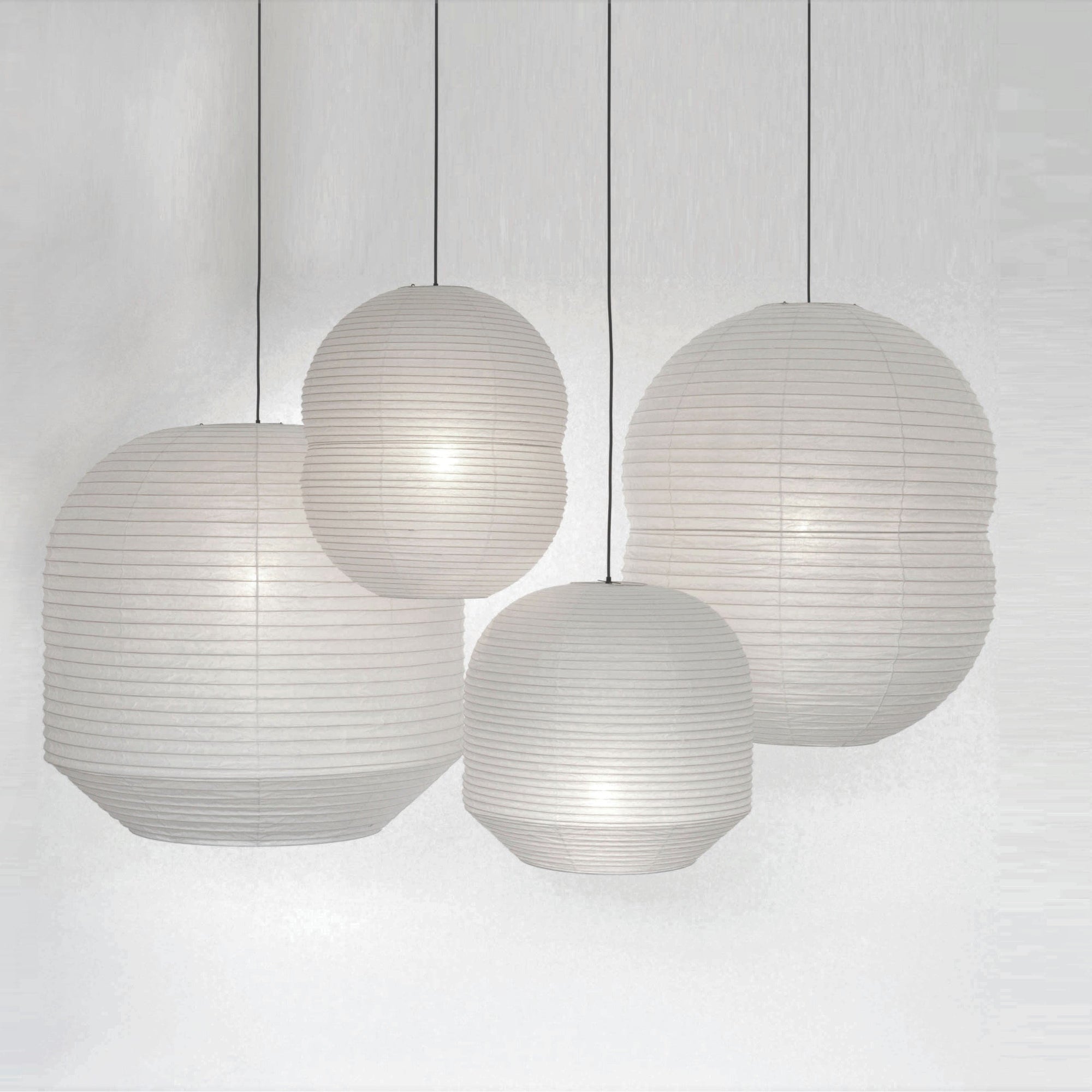 Left to Right: Buoy Large, Double Bubble Small, Buoy Small, Double Bubble Large