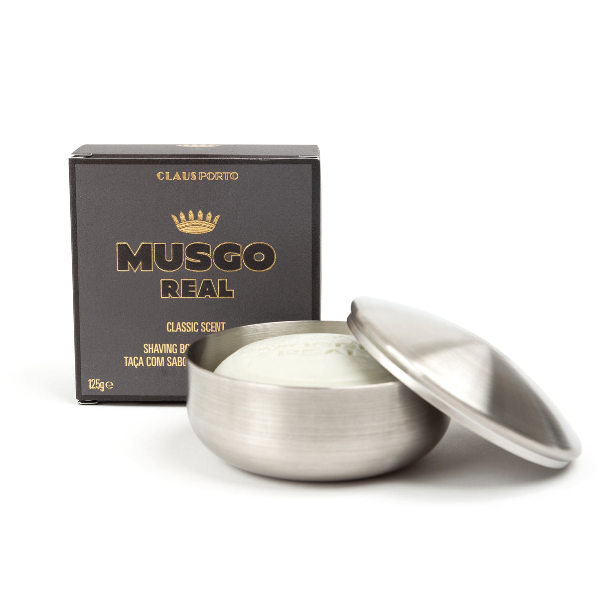 Musgo Real Shaving Bowl &amp; Soap - Classic Scent