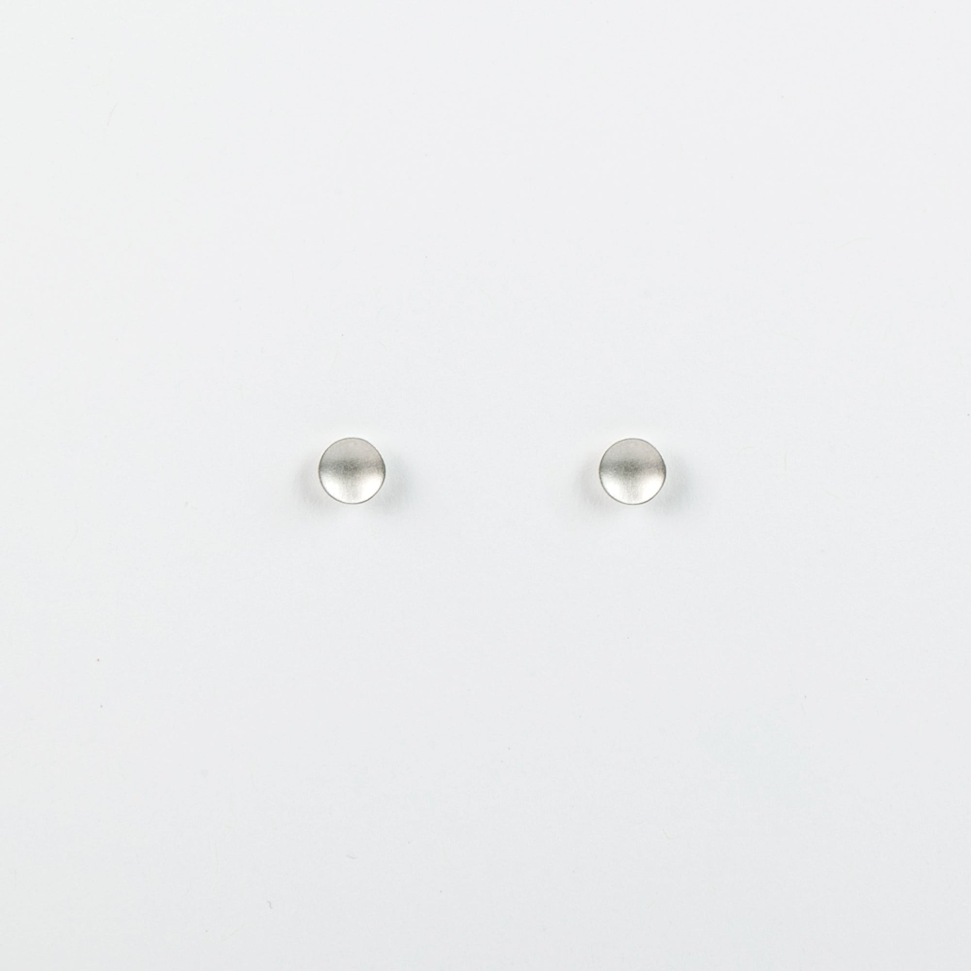 Carla Caruso - Polka Dot Large Stud Earrings - Sterling Silver
