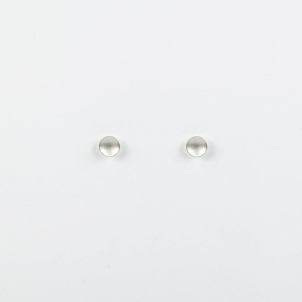 Carla Caruso - Polka Dot Large Stud Earrings - Sterling Silver
