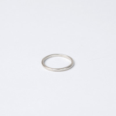 Black Barc - Round Band - Sterling Silver